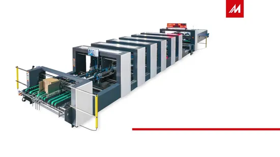 Автоматическая машина для производства складных склеивающих коробок из гофрированного картона